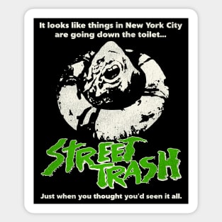 Street Trash 80s Cult Classic Horror Movie Sticker